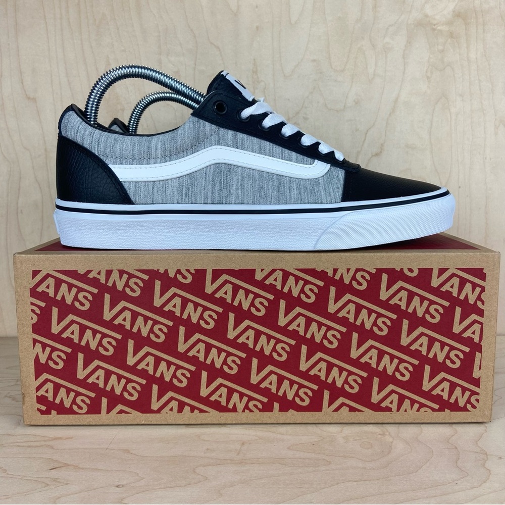Vans Ward Shoes Sneakers Black Grey Men’s Size 9 Women’s 10.5 - Picture 2 of 11